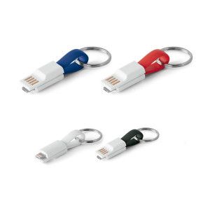 Cabo USB com conector 2 em 1
