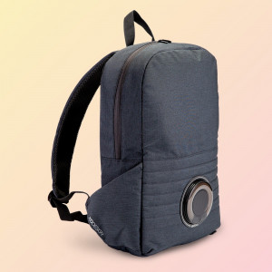 Mochila para notebook com caixa de som